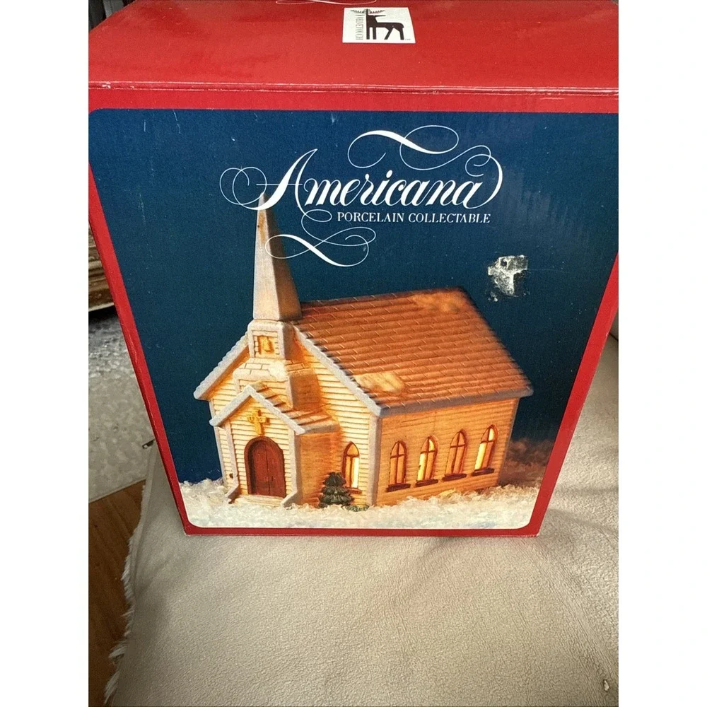 1991 St. Paul's Church Porcelain Lighted. No Call Puts.  4313‎